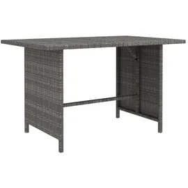 vidaXL Garten-Esstisch 110 x 70 x 65 cm Grau