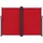 furnicato Seitenmarkise 180 x 600 cm Rot Polyester