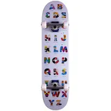 Inpeddo x The Dudes Skateboard Komplettboard Premium ABC 7.75" (White)