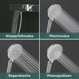 mai & mai Thermostat Badewannenarmatur Silber