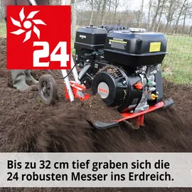 Hecht 785 Benzin-Motorhacke 6,5 PS 84 cm Arbeitsbreite