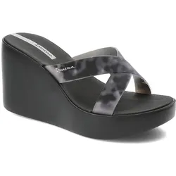 Schwarze Flip-Flops Ipanema Keilschuhe, 37