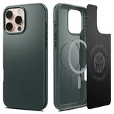 SPIGEN Thin Fit MagFit Hülle für iPhone 16 Pro Max, Kompatibel mit MagSafe -Abyss Green