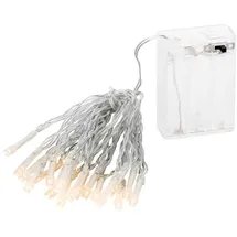 Lex 20er LED Lichterkette batteriebetrieben warmweiss