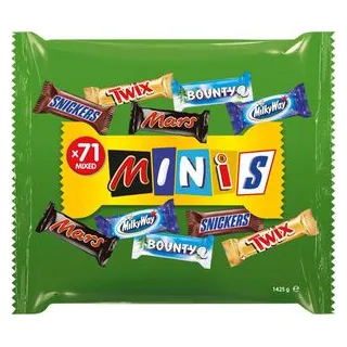 Mars MINiS MIXED Minis Schokoriegel 72 St./ 1425,0 g