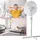 Nedis FNST10CWT40 Standventilator weiß
