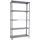 simonclick Lagerregal Stahl 2000x1200x300 mm grau 5 Ebenen