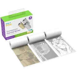 Insta Wi Sticker transparent, gold, silber