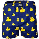 Happy Shorts Boxershorts navy / gelb L 1er Pack