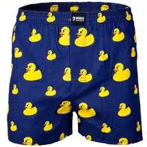 Happy Shorts Boxershorts navy / gelb L 1er Pack