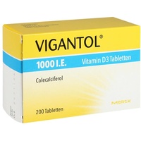 VIGANTOL 1.000 I.E. Vitamin D3 Tabletten 200 St.