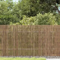 vidaXL Gartenzaun 300 x 80 cm Schilf/Braun