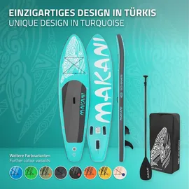 ECD Germany SUP Board Makani 320 x 80 x 15 cm türkis