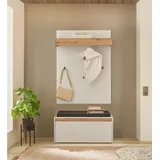 INOSIGN Garderoben-Set »GIRON/CiTY, moderne Garderobe, Komplettset mit viel Stauraum«, (Komplett-Set, 2 Jahre Gewährleistung - mind. 14 Tage Rückgaberecht - weiß