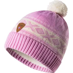 Dale of Norway Cortina Kids 4-8 Years Hat pink offwhite (I) 6Y