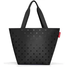 Reisenthel shopper M - GLOSSY DOTS BLACK