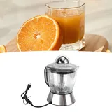 Bisfair 25w 1l Elektrische Zitruspresse Mit Zwei Entsaftungsrichtungen Für Orangen, Zitronen Und Grapefruits, Hergestellt Aus Edelstahl-abs-materialien