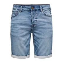Only & Sons Jeansshorts in Blau - S