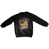 Spongebob Rundhalspullover Sweatshirt Schwarz 4 Jahre