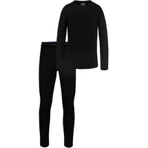 normani Outdoor Sports Normani, Outdoor Sports Kinder Merino Thermo Unterwäsche in Schwarz, 116, 110