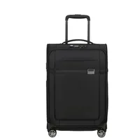 Samsonite Airea Spinner 55/20 Exp Length 35 Cm 55 Black Koffer mit 4 Rollen Weichgepäck