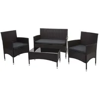 MCW MCW-F55 Loungeset braun/dunkelgrau