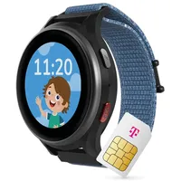 ANIO 6 Smartwatch für Kinder, GPS und Telefonfunktion, Dt. Hersteller, Datenschutz und -Telefonsupport, Lange AKKU-Laufzeit, SOS, Telekom SIM-Karte 30€ Amazon-Gutschein nach Registrierung (blau)