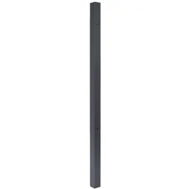 GAH Alberts Zaunpfahl 60 x 150 cm Schwarz/Aluminium
