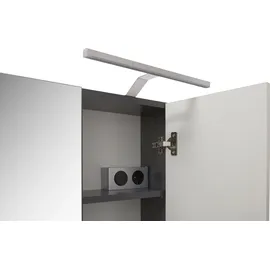 INOSIGN Badezimmerspiegelschrank »Malmö«, (Set), Badmöbel, Spiegelschrank inkl. Leuchte, Breite 60 cm, weiß