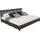 Home Deluxe LED Bett NUBE mit Schubladen 200x200cm - versch. Ausführungen - ohne Matratze - Dunkelgrau,