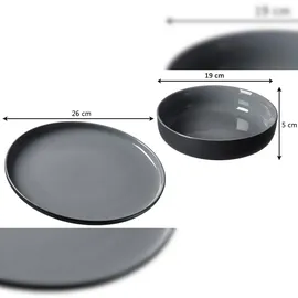 Ritzenhoff & Breker Jasper Tafelservice 8-tlg. schwarz