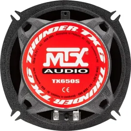 MTX Audio MTX Audio, Car HiFi Lautsprecher, Audio TX650S 13 cm 2-Wege 80W RMS 4O Aluminiumgehäuse Neodym Hochtöner Seide Kuppelspule TSV Til - Schwarz