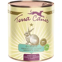 Terra Canis 12 x 800 g - Kaninchen mit Zucchini, Amaranth und Bärlauch