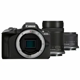 Canon EOS R50 schwarz + RF-S 18-45 mm + RF-S 55-210 mm