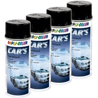 Lackspray Spraydose Sprühlack Cars Dupli Color 385865 schwarz glänzend 4 X 400 ml