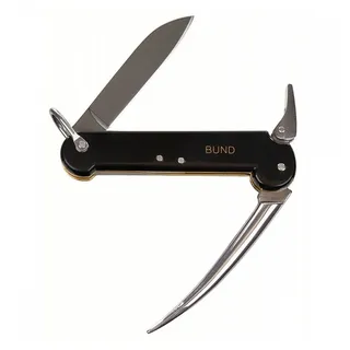 Max Fuchs BW Marine-Taschenmesser, schwarz, Marlspieker