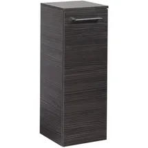 Fackelmann Midischrank 30,2 x 81 x 32 cm Braun/Schwarz