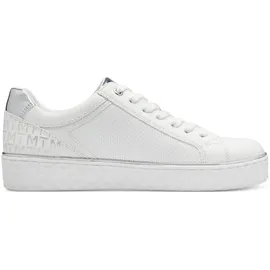 Marco Tozzi Sneaker Damen Weite E Weiß/Silber 39