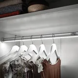 Hera LED-Kleiderstangenleuchte 1 alu/grau/zink