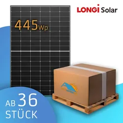 LONGi Hi-MO X6 Scientist LR5-54HTH-445M Black Frame Solarmodul