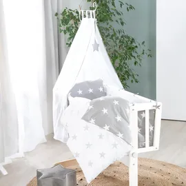 roba Wiege weiß inkl. Komplettset Little Stars