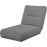 Livetastic Schlafsessel Luna, Dunkelgrau, Textil, 81x88x160 cm, Bsci, Liegefunktion, Wohnzimmer, Sessel, Schlafsessel