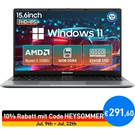 Blackview AceBook 6 15,6'' AMD Ryzen 5 3500U 16 GB RAM 256 GB SSD Win11 Home