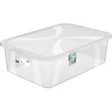 Rotho Aufbewahrungsbox Lona inkl. Deckel 29 L transparent