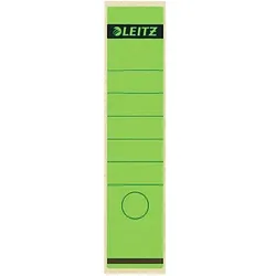 10 LEITZ Ordneretiketten 1640 grün für 8,0 cm Rückenbreite