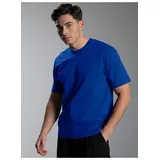 TRIGEMA T-Shirt TRIGEMA T-Shirt aus 100% Baumwolle (1-tlg) blau XS (42)