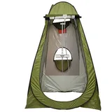 Rutaqian Wurfzelt Pop-Up Duschzelt, Toilettenzelt, Umkleidezelt, 120x120cm, Personen: 2, Tragbar Camping Duschkabine WC Zelt Mobile Umkleidekabine grün