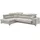 ed exciting design Ecksofa inklusive Sitztiefenverstellung Sydney & grau ¦ Maße (cm): B: 282 H: 105 T: 198.0