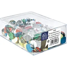 Alco Eckenklammern Aluminium bunt, 1000 Stück