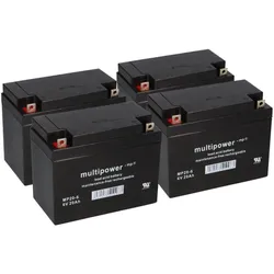 4x 6V 20Ah AGM Akku Gel Bleiakku 6V 20Ah Batterie Modellbau